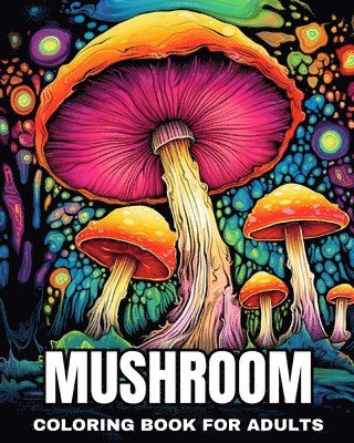 bokomslag Mushroom Coloring Book for Adults