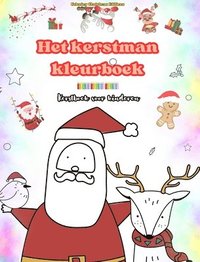 bokomslag Het kerstman kleurboek Kerstboek voor kinderen Schattige winter- en kerstmantekeningen om van te genieten