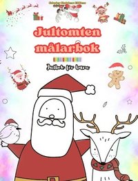 bokomslag Jultomten mlarbok Julbok fr barn Frtjusande vinter- och jultomteteckningar att njuta av