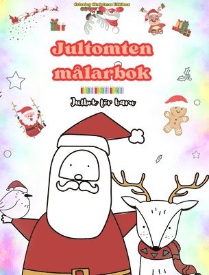 bokomslag Jultomten mlarbok Julbok fr barn Frtjusande vinter- och jultomteteckningar att njuta av
