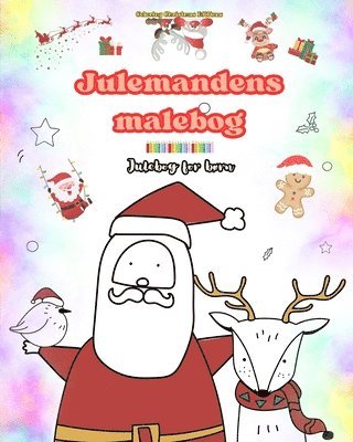 bokomslag Julemandens malebog Julebog for brn Sde vinter- og julemandstegninger at nyde