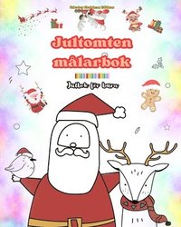 bokomslag Jultomten mlarbok Julbok fr barn Frtjusande vinter- och jultomteteckningar att njuta av
