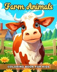 bokomslag Farm Animals Coloring Book for Kids
