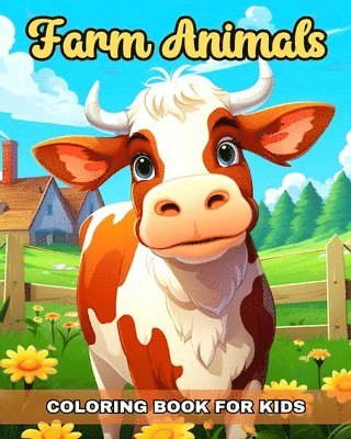 bokomslag Farm Animals Coloring Book for Kids