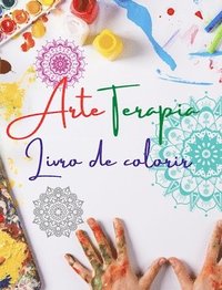 bokomslag Arteterapia Livro de colorir Mandalas nicos como fonte de infinita criatividade, harmonia e energia divina