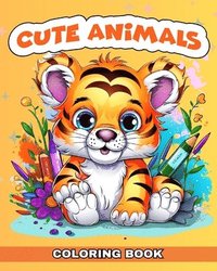 bokomslag Cute Animals Coloring Book
