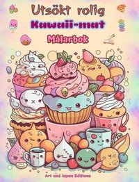 bokomslag Utsökt rolig Kawaii-mat Målarbok Söta kawaii-designer för matälskare
