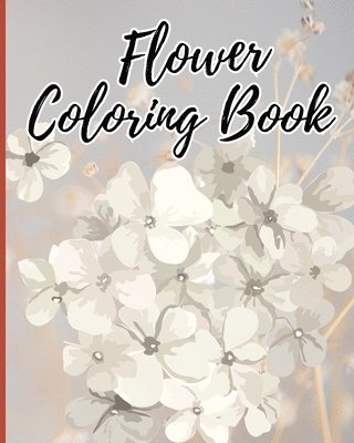bokomslag Flower Coloring Book for Kids Ages 6-12