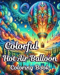 bokomslag Colorful Hot Air Balloon Coloring Book
