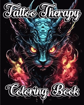 bokomslag Tattoo Therapy Coloring Book