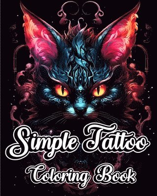 bokomslag Simple Tattoo Coloring Book