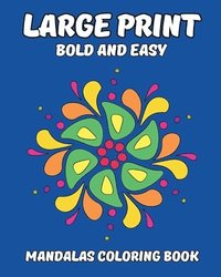 bokomslag Large Print Bold and Easy Mandalas Coloring Book