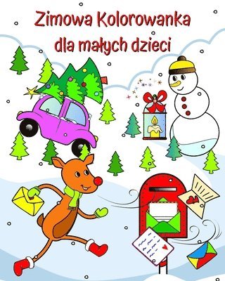 bokomslag Zimowa Kolorowanka dla malych dzieci