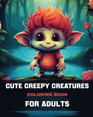 bokomslag Cute Creepy Creatures Coloring Book for Adults