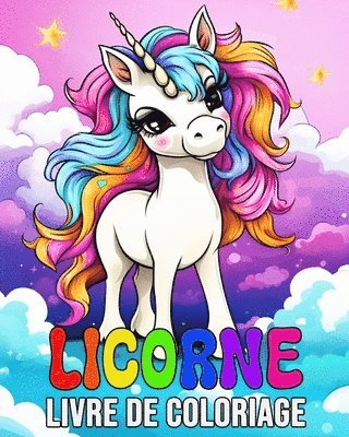 bokomslag Livre Coloriage Licorne