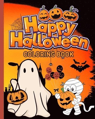 Happy Halloween Coloring Book For Kids 1
