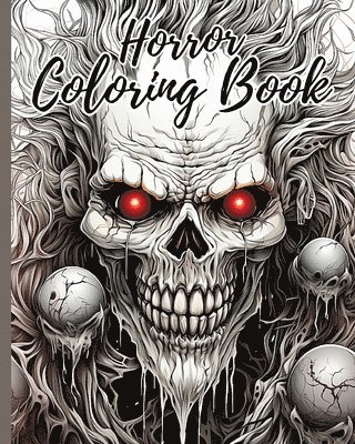 bokomslag Horror Coloring Book