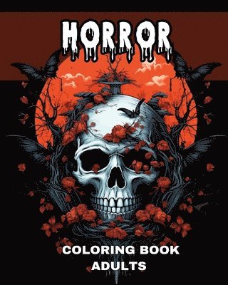 bokomslag Horror Coloring Book for Adults