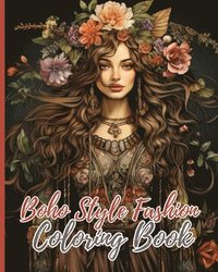 bokomslag Boho Style Fashion Coloring Book