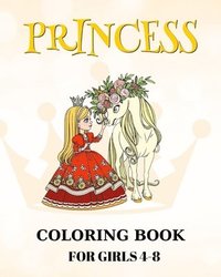 bokomslag Princess Coloring Book for Girls 4-8