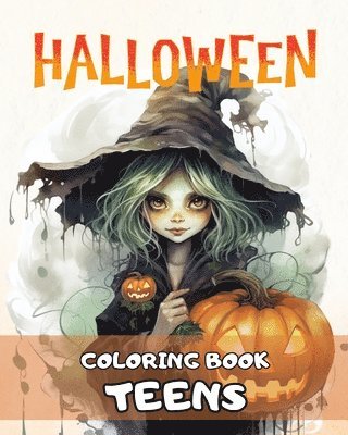 bokomslag Halloween Coloring Book for Teens