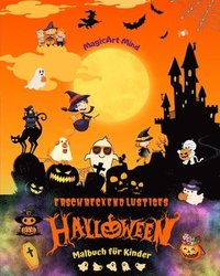 bokomslag Erschreckend lustiges Halloween Malbuch fr Kinder Entzckende Horrorszenen zur Feier von Halloween