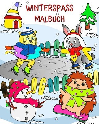 bokomslag Winterspaß Malbuch
