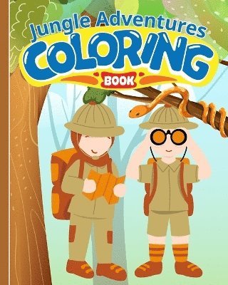 bokomslag Jungle Adventures Coloring Book