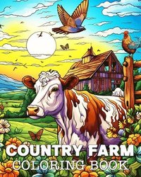 bokomslag Country Farm Coloring Book for Adults