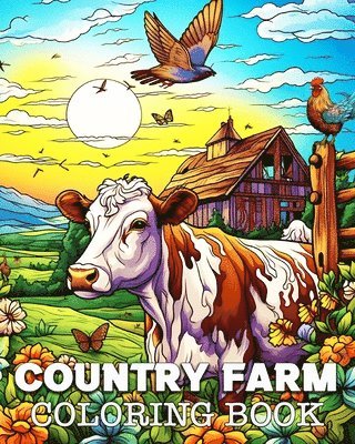 bokomslag Country Farm Coloring Book for Adults