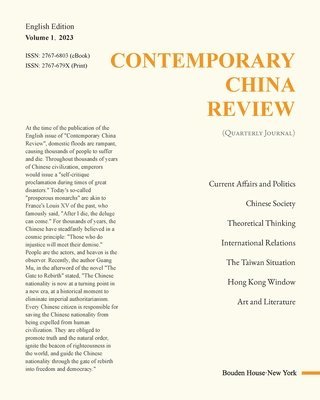 bokomslag Contemporary China Review 2023 Spring Issue