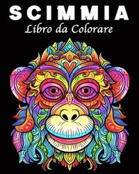 bokomslag Scimmia Libro da Colorare