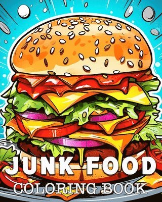 bokomslag Junk Food Coloring Book