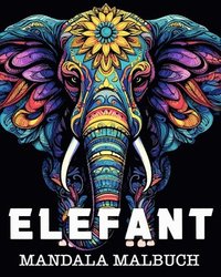 bokomslag Elefant Mandala Malbuch