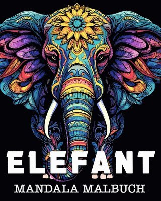 bokomslag Elefant Mandala Malbuch