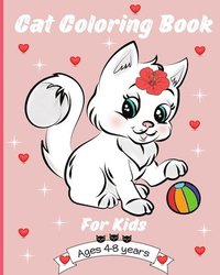 bokomslag Cat Coloring Book for Kids Age 4-8 Years
