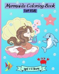 bokomslag Mermaids Coloring Book for Kids Ages 3-6 Years