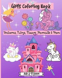 bokomslag Girls Coloring Age 4-8 years