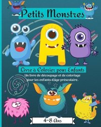 bokomslag Livre de coloriage et d'activités des petits monstres pour les Enfants de 4 à 8 ans