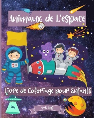 bokomslag Espace Livre de Coloriage Des Animaux Pour Les Enfants De 4 à 8 ans