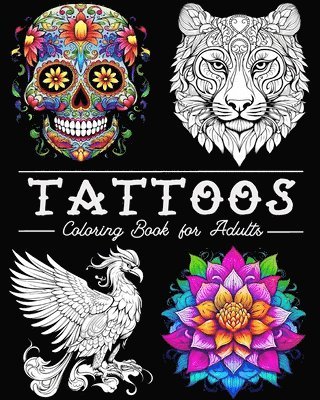 bokomslag Tattoo Coloring Book for Adults