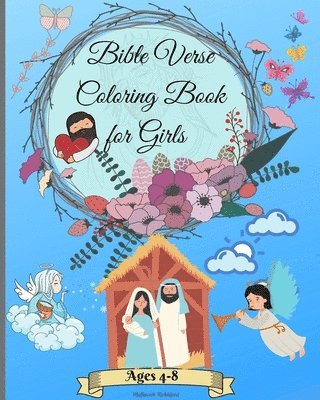 Bible Verse Coloring Book for Girls Ages 4-8 1