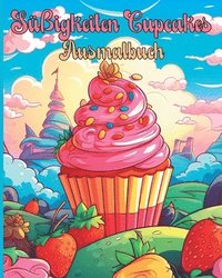 bokomslag Süßigkeiten Muffins Ausmalbuch