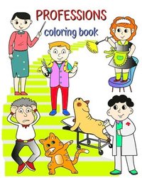 bokomslag Professions Coloring Book