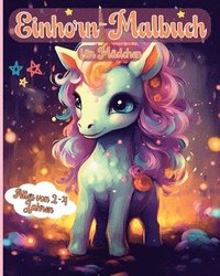 bokomslag Einhorn-Malbuch für Mädchen im Alter von 2-4 Jahren