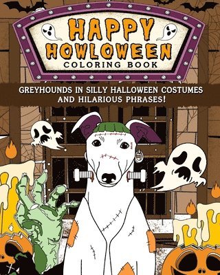 bokomslag Greyhounds Happy Howloween Coloring Book