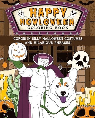 bokomslag Corgis Happy Howloween Coloring Book