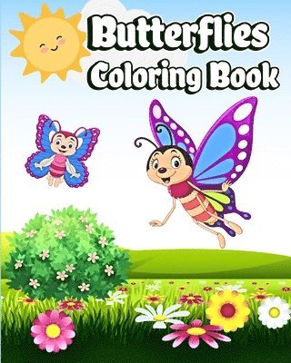 bokomslag Butterflies Coloring Book