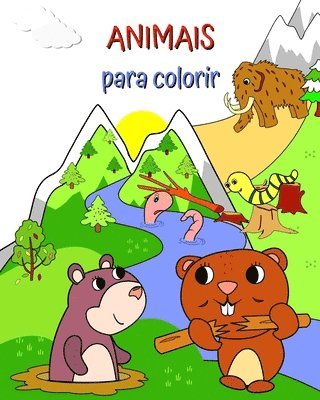 bokomslag Kim, M: Animais para colorir