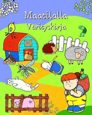bokomslag Maatilalla Värityskirja
